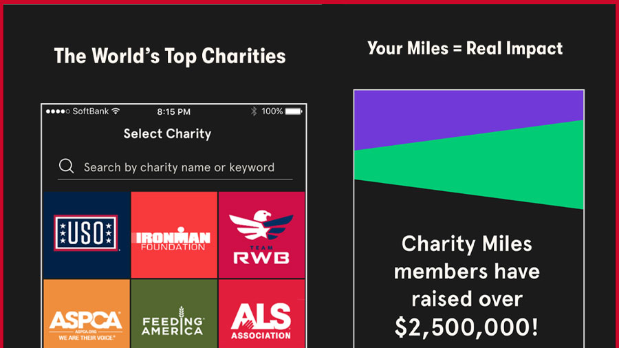 Charity Miles أفضل تطبيق المشي لربح المال في المغرب