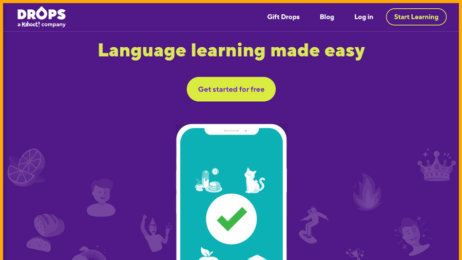 Drops من أفضل التطبيقات لتعلم اللغات
