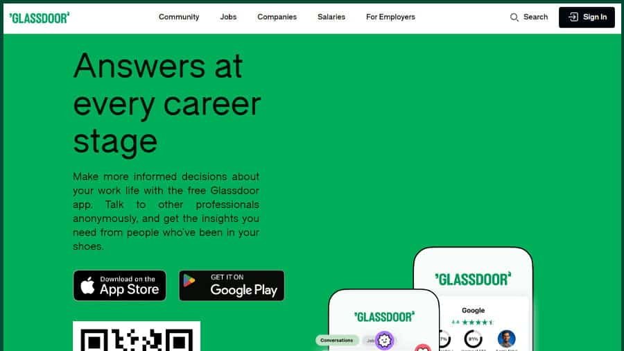 Glassdoor-من-أفضل-التطبيقات-فرص-عمل-في-أمريكا-للعرب